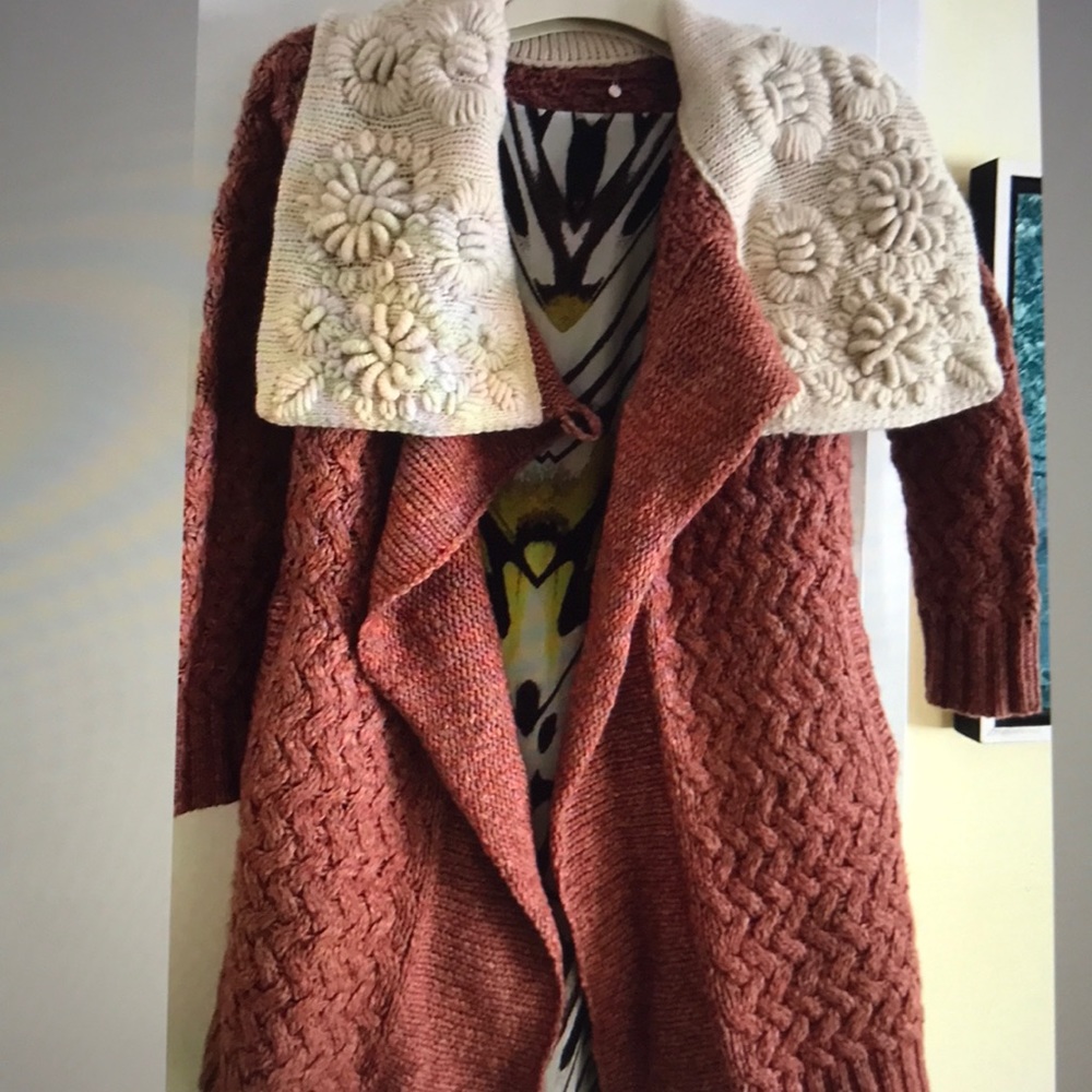 NWT Anthropologie Long Cardigan sweater
